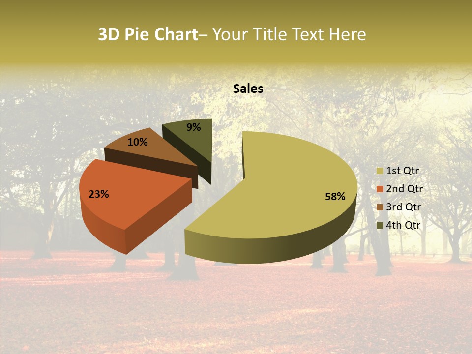 Orange Magnificent Display PowerPoint Template