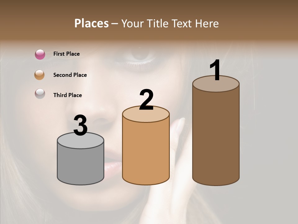 Thinking Relaxation Hands PowerPoint Template