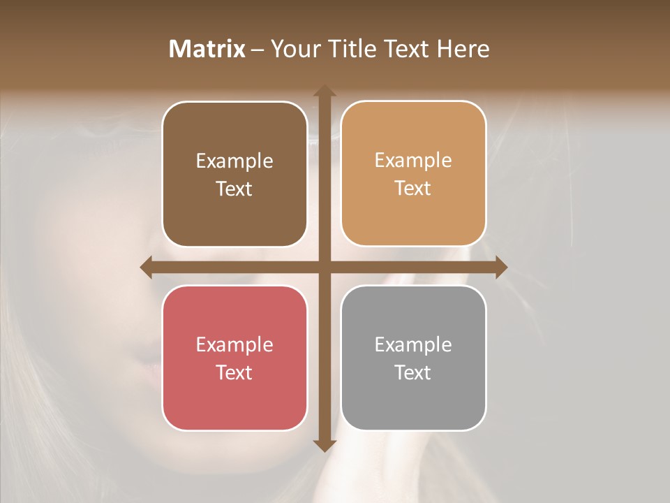 Thinking Relaxation Hands PowerPoint Template