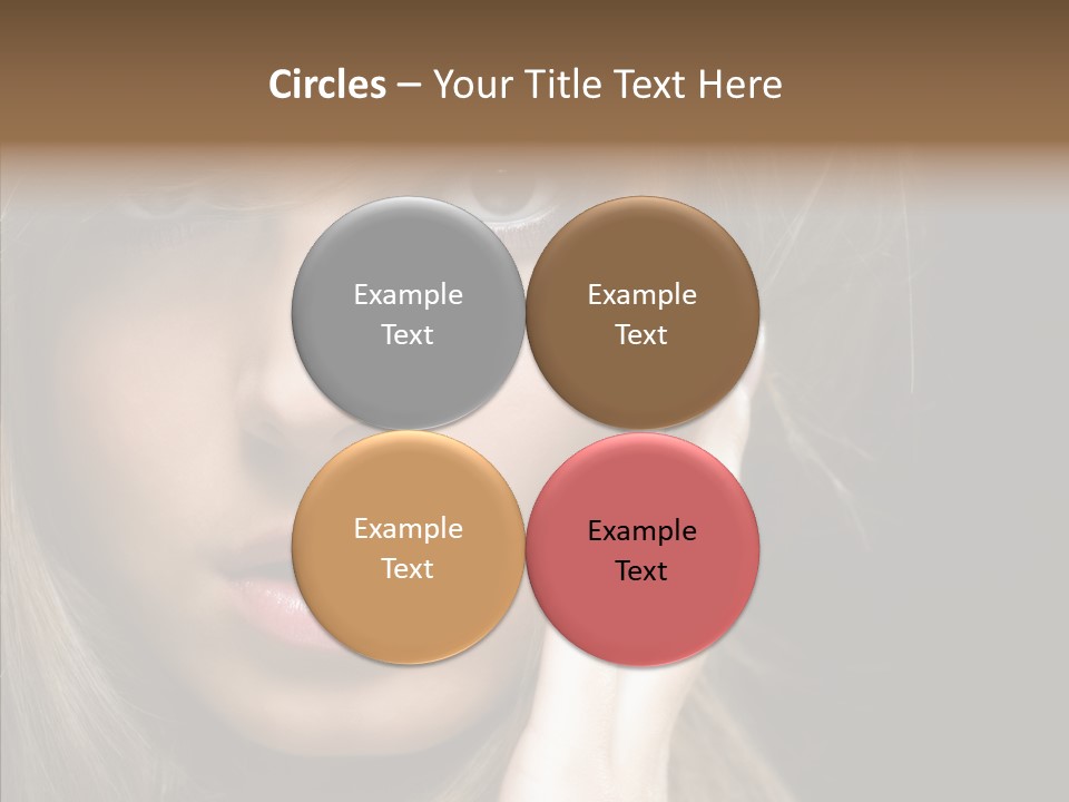 Thinking Relaxation Hands PowerPoint Template