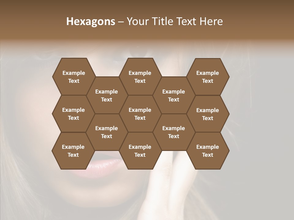 Thinking Relaxation Hands PowerPoint Template