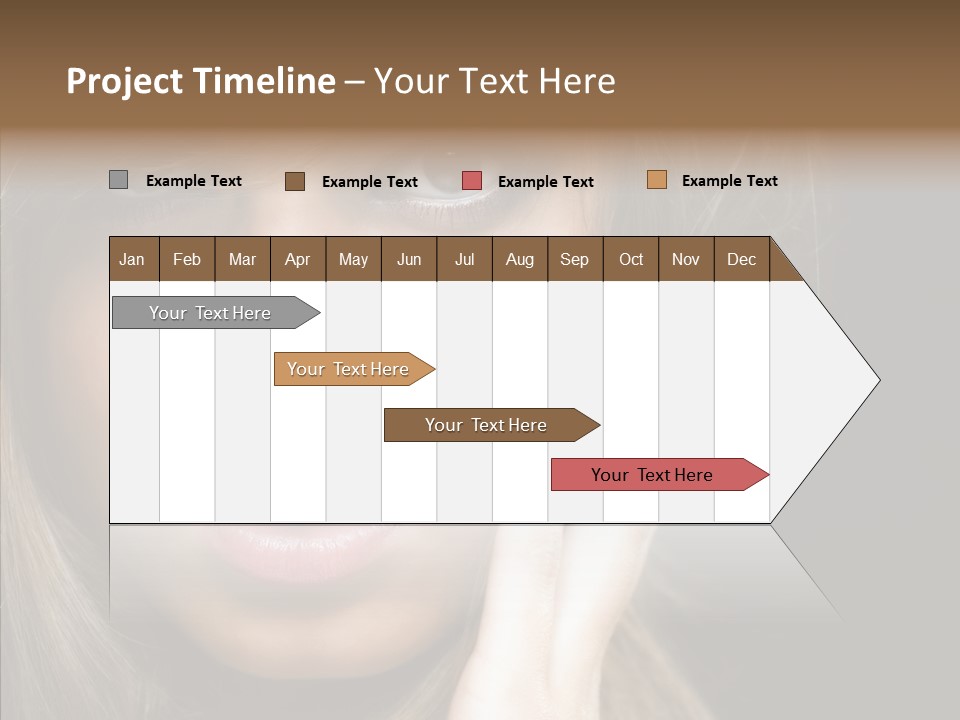 Thinking Relaxation Hands PowerPoint Template