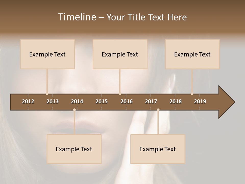 Thinking Relaxation Hands PowerPoint Template