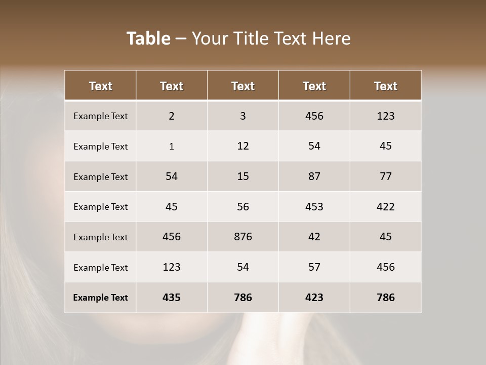 Thinking Relaxation Hands PowerPoint Template