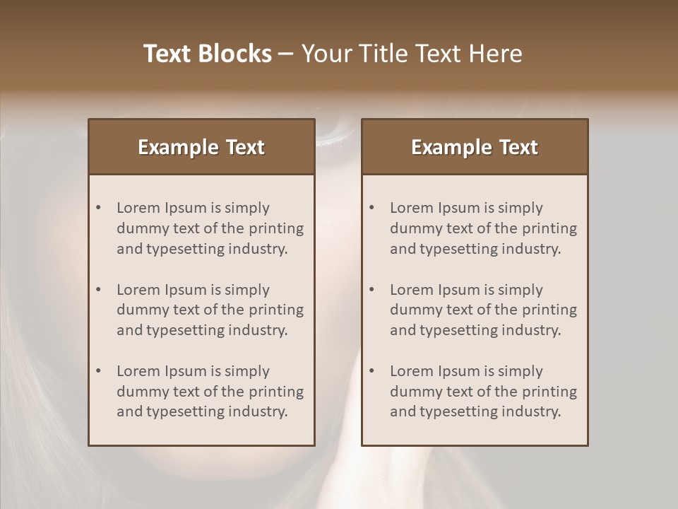 Thinking Relaxation Hands PowerPoint Template