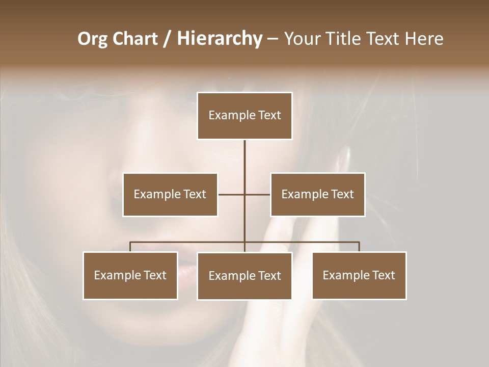 Thinking Relaxation Hands PowerPoint Template