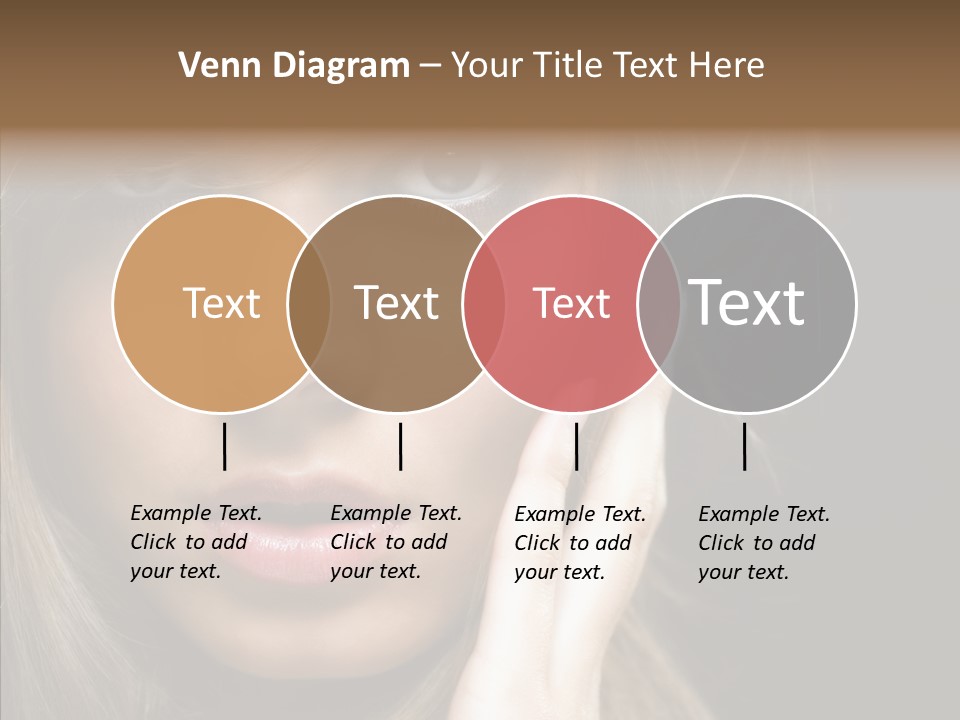 Thinking Relaxation Hands PowerPoint Template