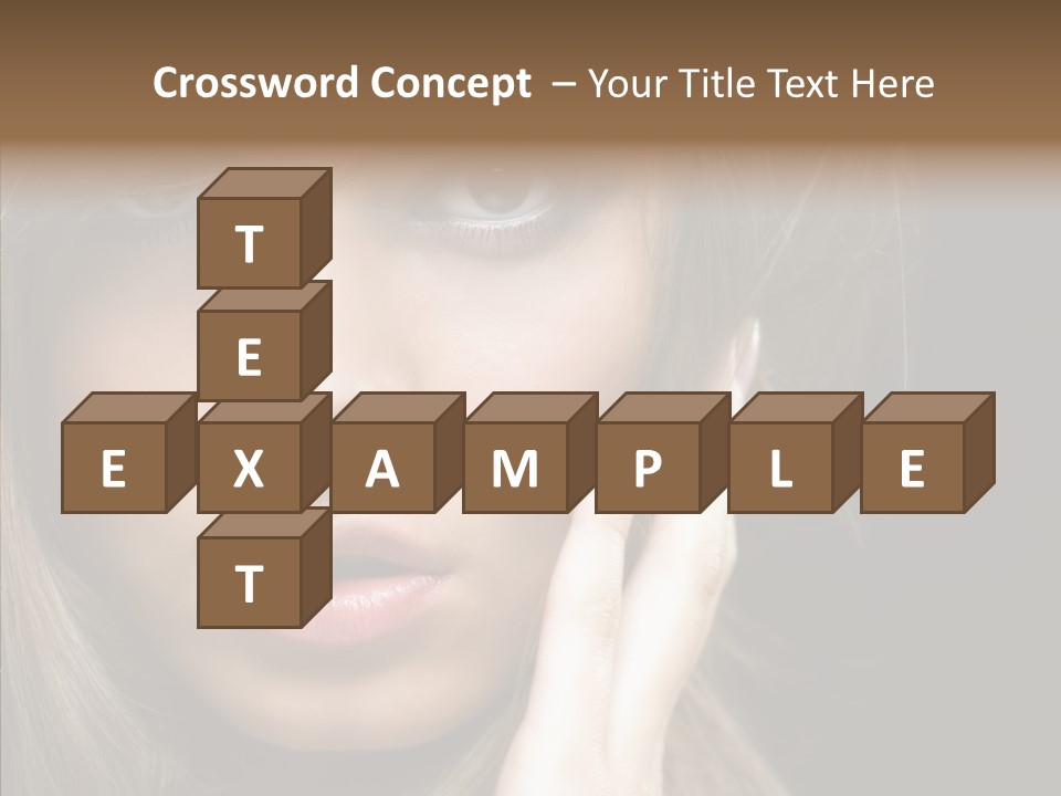 Thinking Relaxation Hands PowerPoint Template