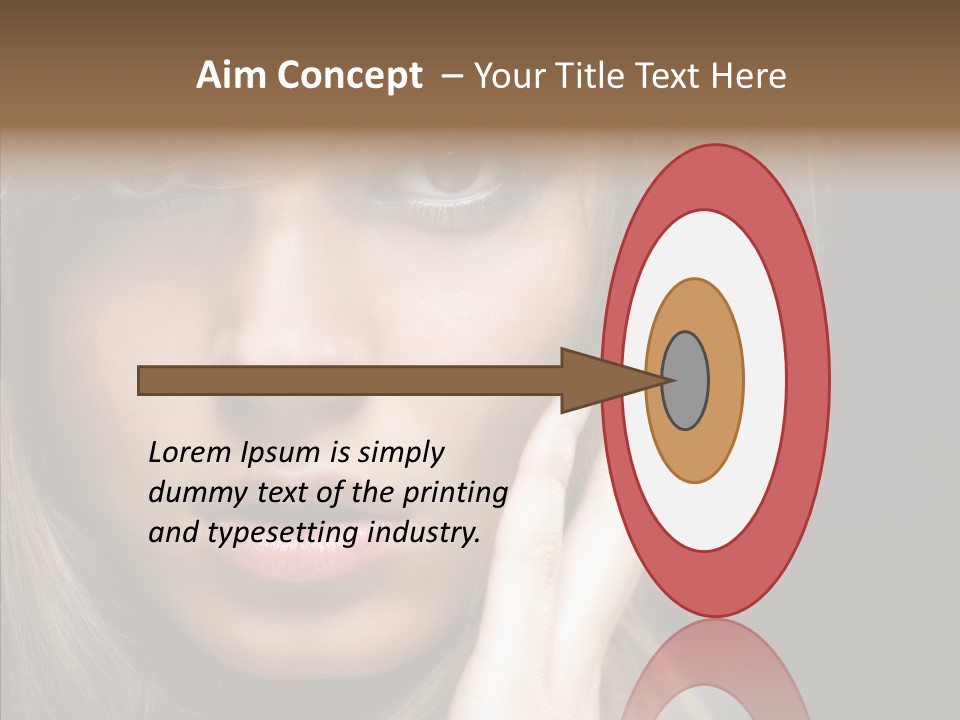 Thinking Relaxation Hands PowerPoint Template