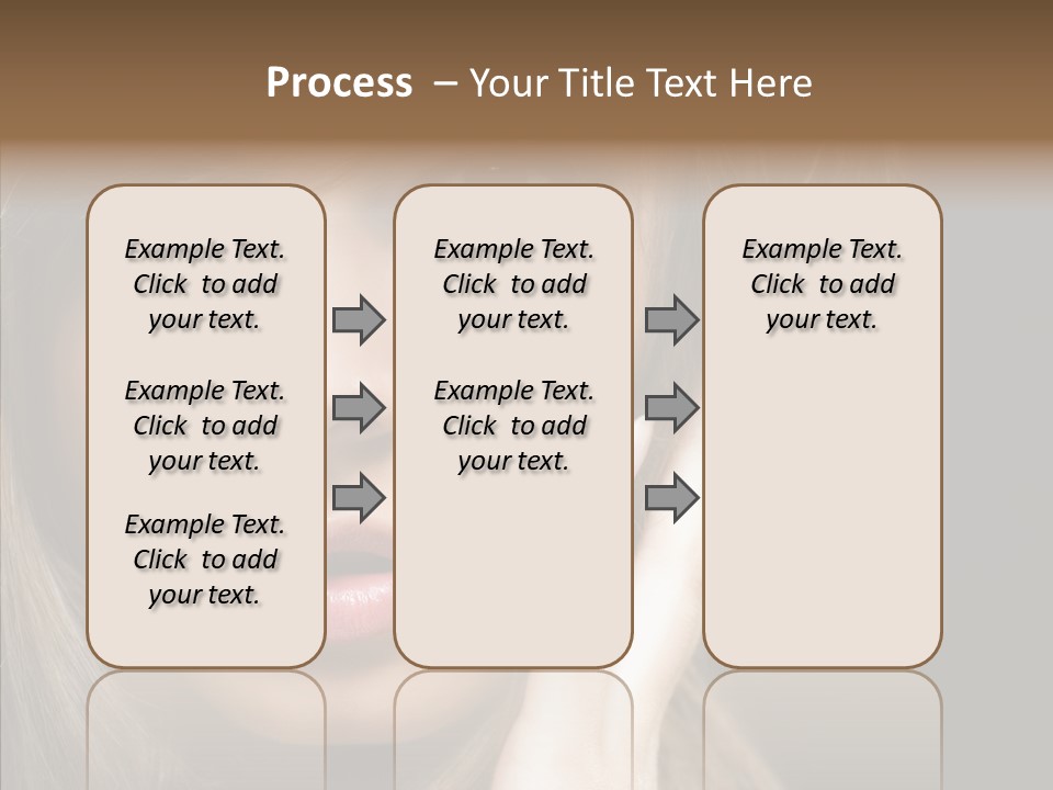 Thinking Relaxation Hands PowerPoint Template