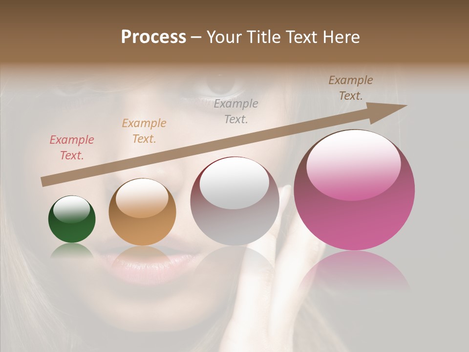 Thinking Relaxation Hands PowerPoint Template