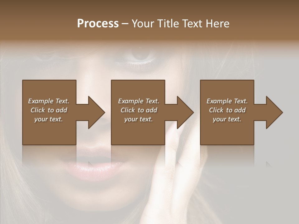 Thinking Relaxation Hands PowerPoint Template