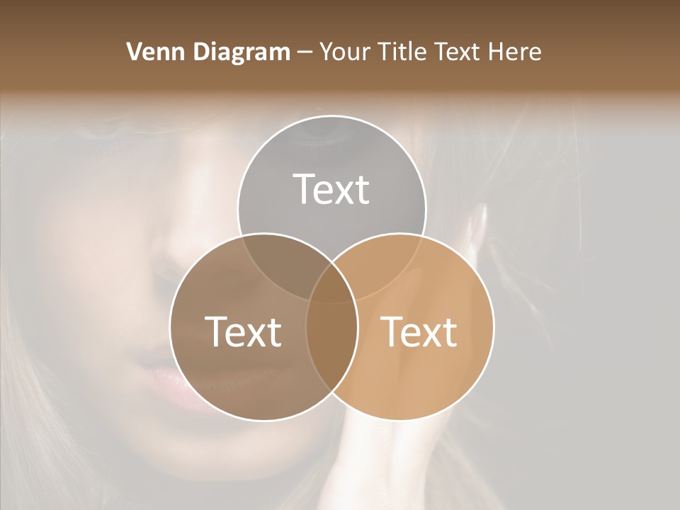 Thinking Relaxation Hands PowerPoint Template