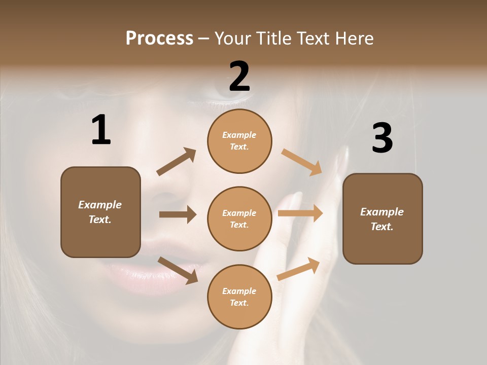 Thinking Relaxation Hands PowerPoint Template
