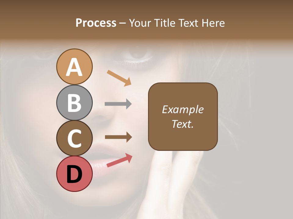 Thinking Relaxation Hands PowerPoint Template