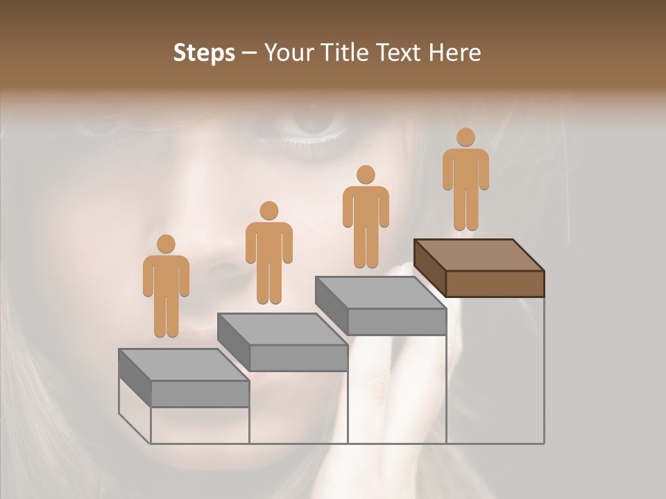 Thinking Relaxation Hands PowerPoint Template