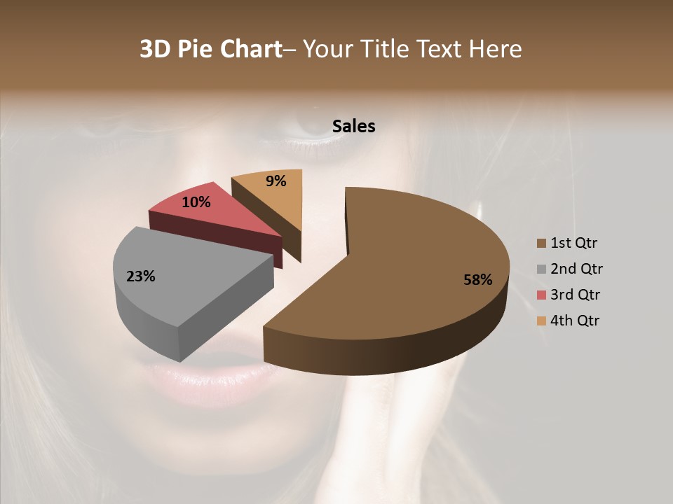 Thinking Relaxation Hands PowerPoint Template