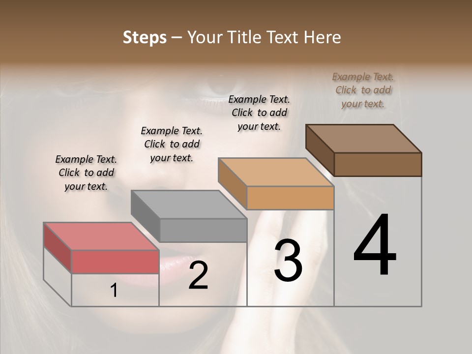 Thinking Relaxation Hands PowerPoint Template