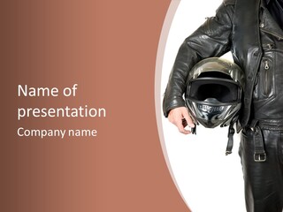 Helmet Drive Studio PowerPoint Template