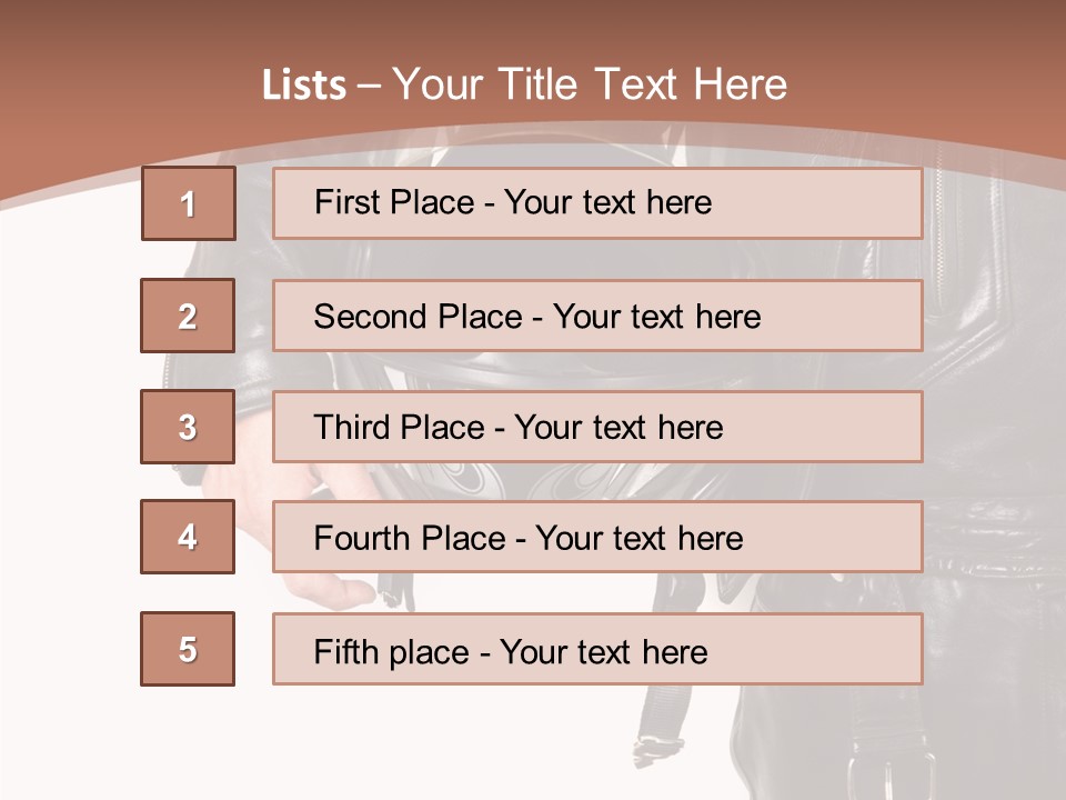 Helmet Drive Studio PowerPoint Template