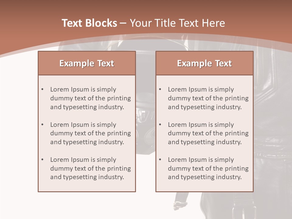 Helmet Drive Studio PowerPoint Template