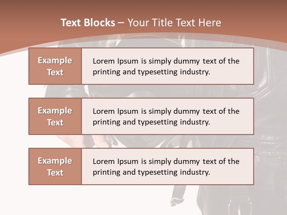 Helmet Drive Studio PowerPoint Template