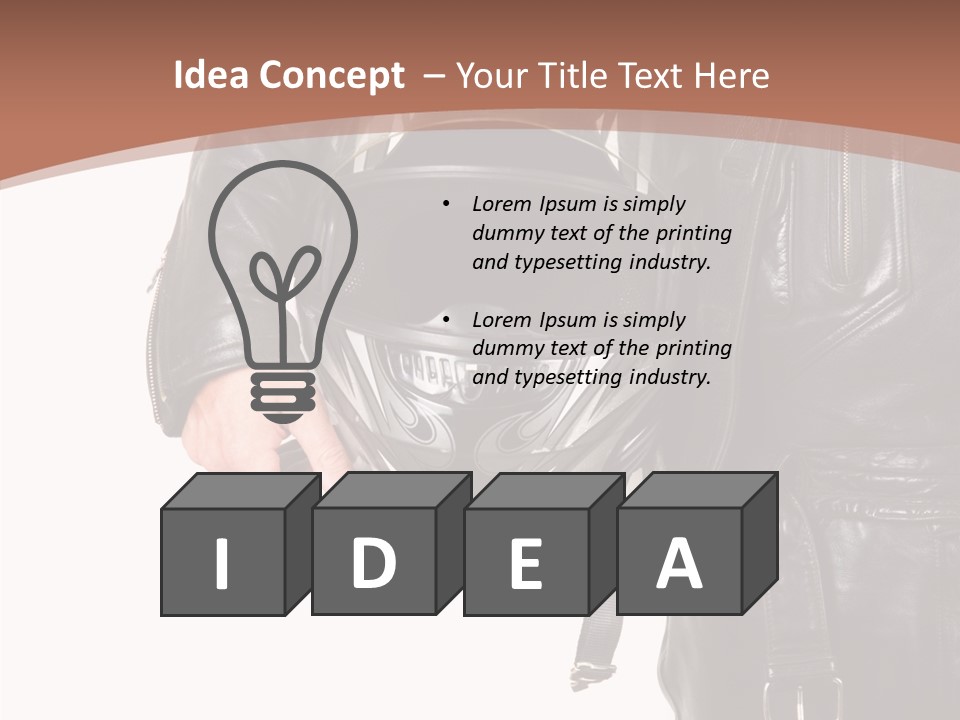 Helmet Drive Studio PowerPoint Template