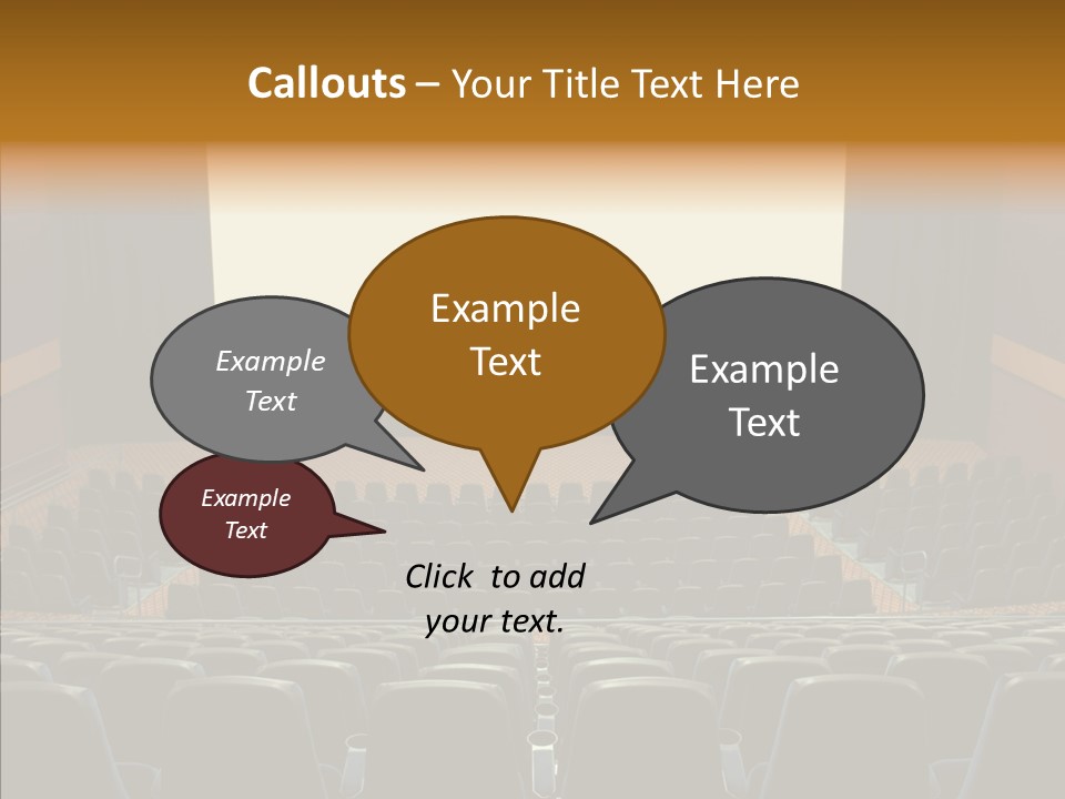 Boardroom People Toon PowerPoint Template