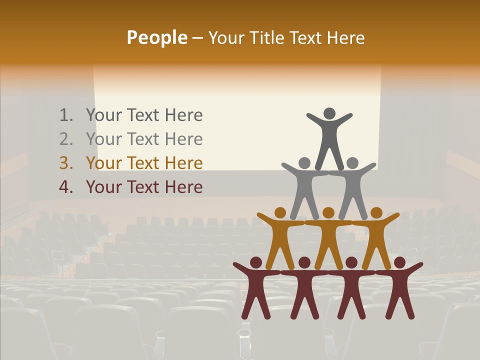 Boardroom People Toon PowerPoint Template