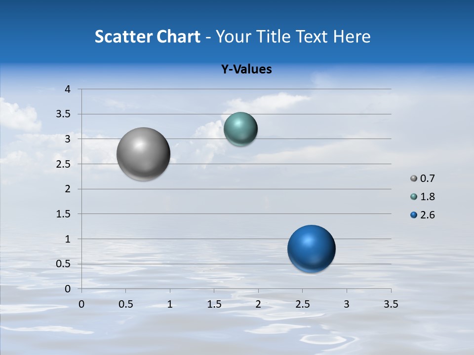 White Blue Cloud PowerPoint Template