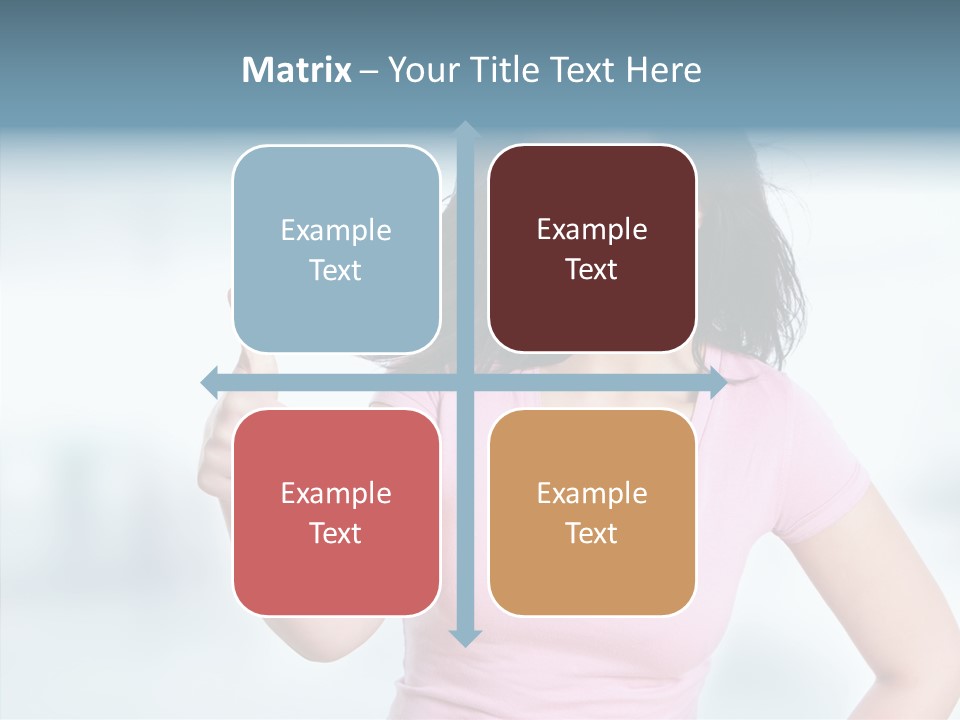 Lifestyle Success Forefinger PowerPoint Template