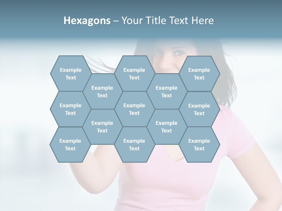 Lifestyle Success Forefinger PowerPoint Template