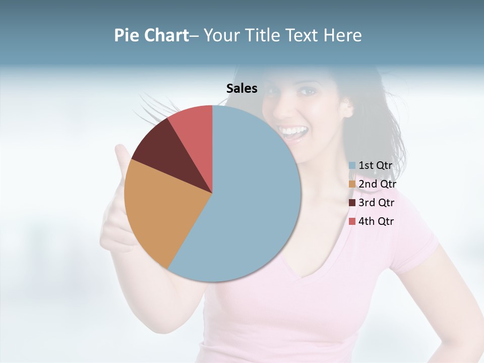 Lifestyle Success Forefinger PowerPoint Template