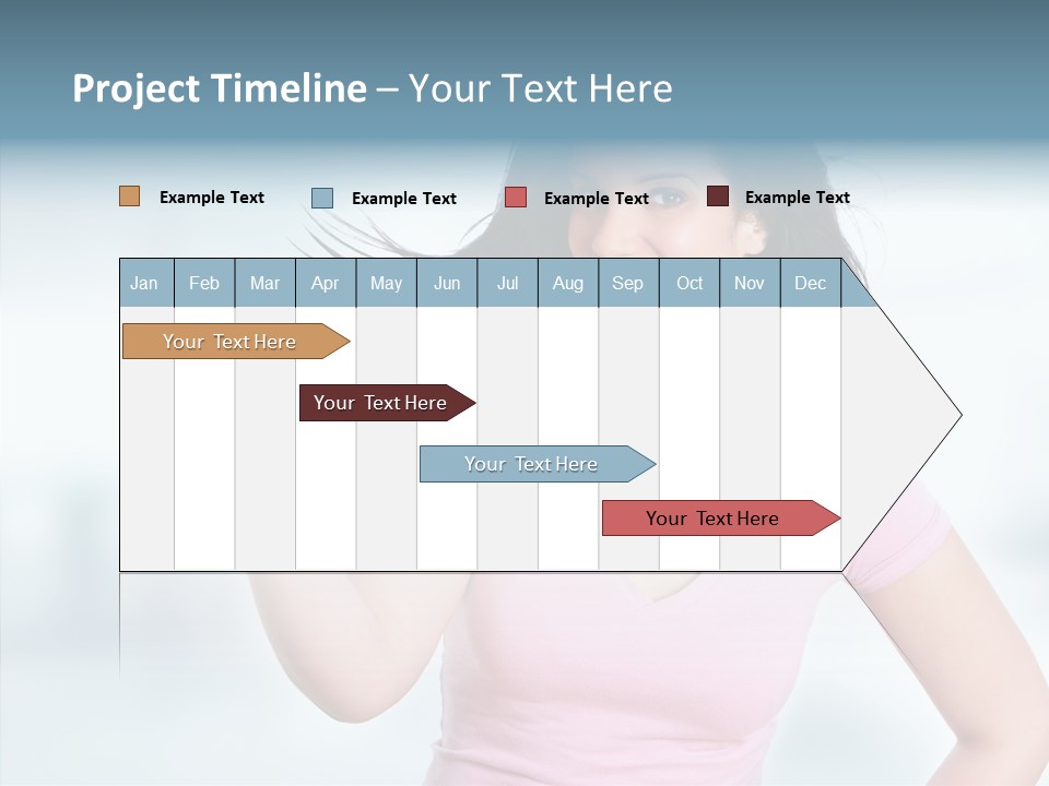 Lifestyle Success Forefinger PowerPoint Template