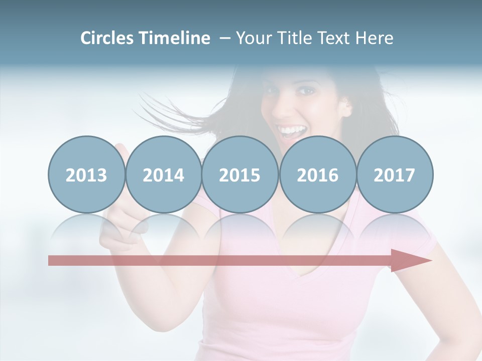 Lifestyle Success Forefinger PowerPoint Template