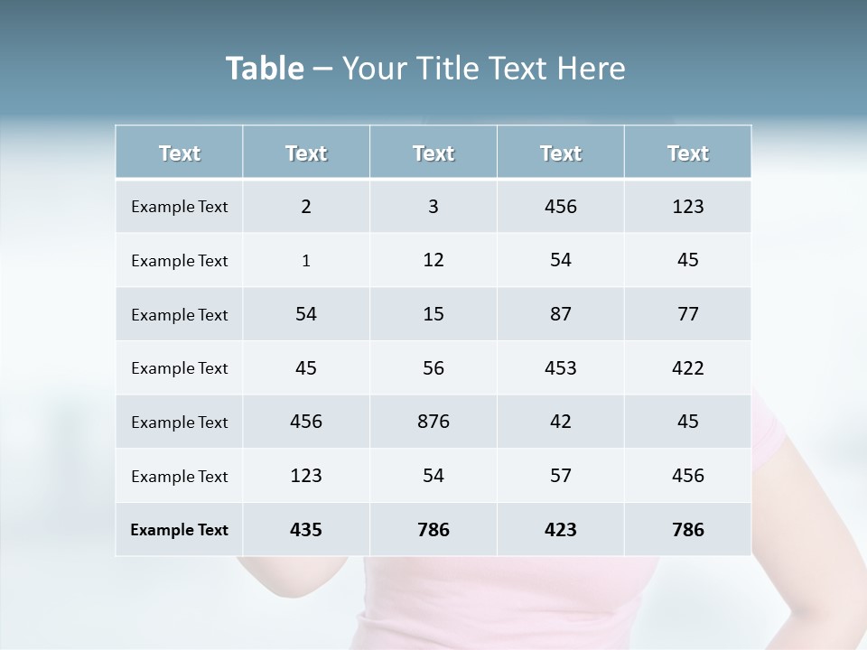 Lifestyle Success Forefinger PowerPoint Template
