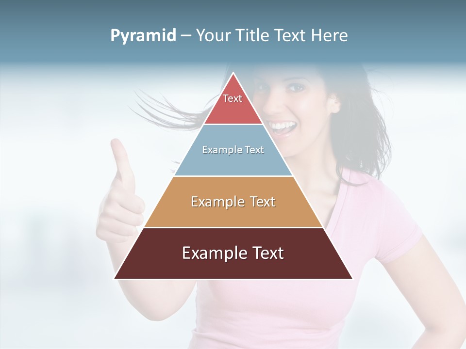 Lifestyle Success Forefinger PowerPoint Template