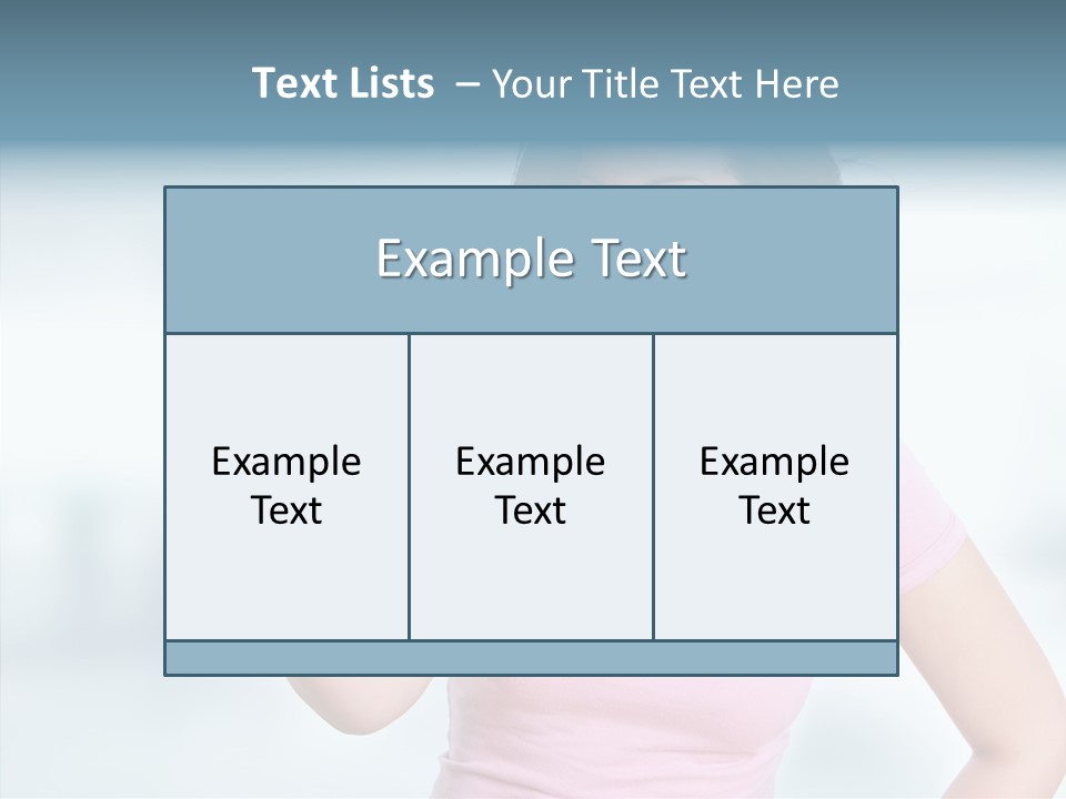 Lifestyle Success Forefinger PowerPoint Template