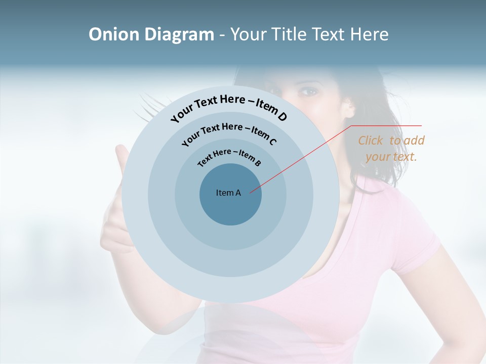 Lifestyle Success Forefinger PowerPoint Template