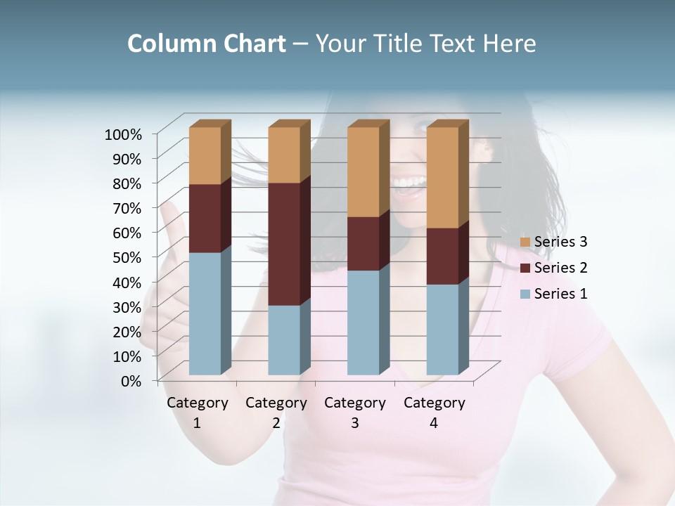 Lifestyle Success Forefinger PowerPoint Template