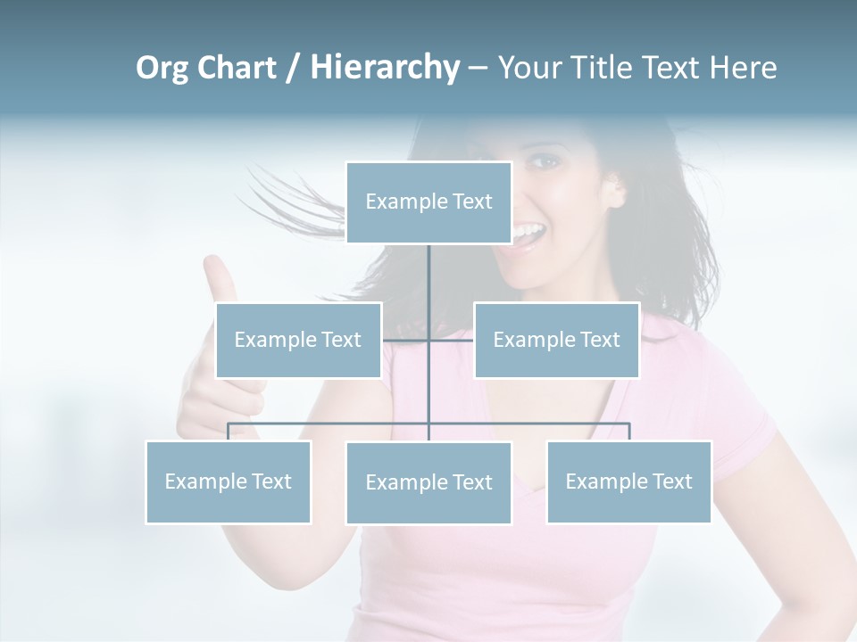 Lifestyle Success Forefinger PowerPoint Template
