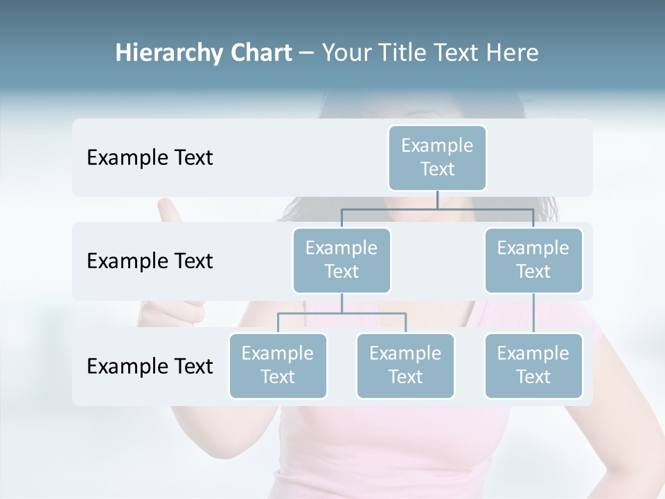Lifestyle Success Forefinger PowerPoint Template