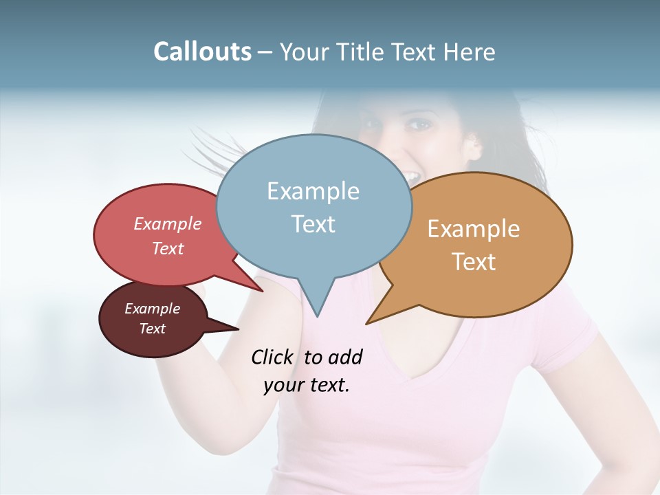 Lifestyle Success Forefinger PowerPoint Template