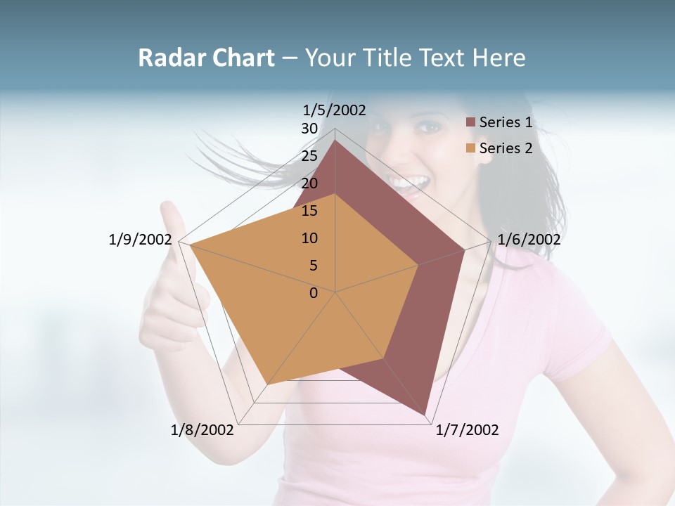 Lifestyle Success Forefinger PowerPoint Template