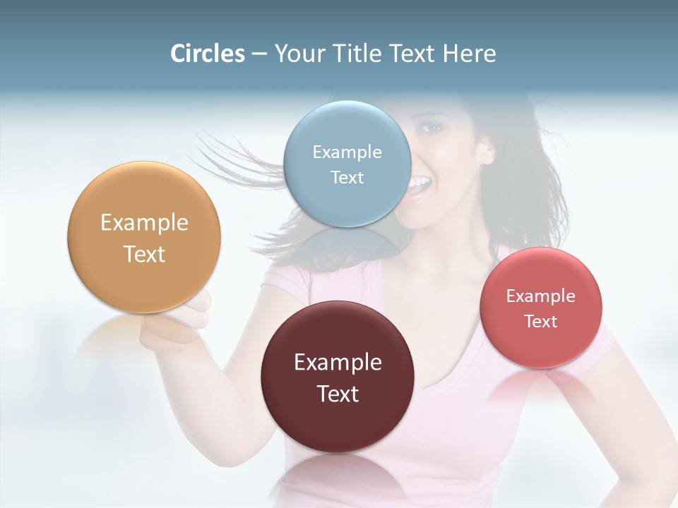 Lifestyle Success Forefinger PowerPoint Template