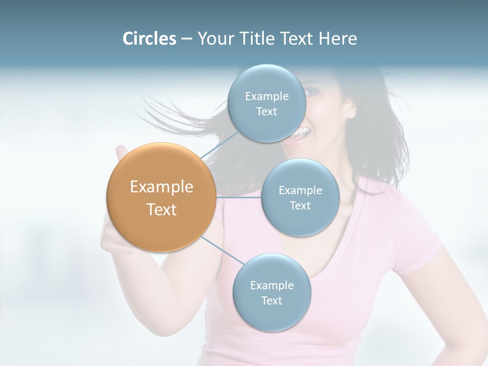 Lifestyle Success Forefinger PowerPoint Template