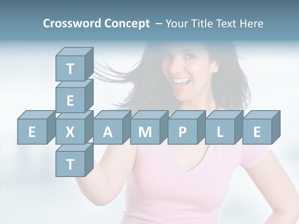 Lifestyle Success Forefinger PowerPoint Template