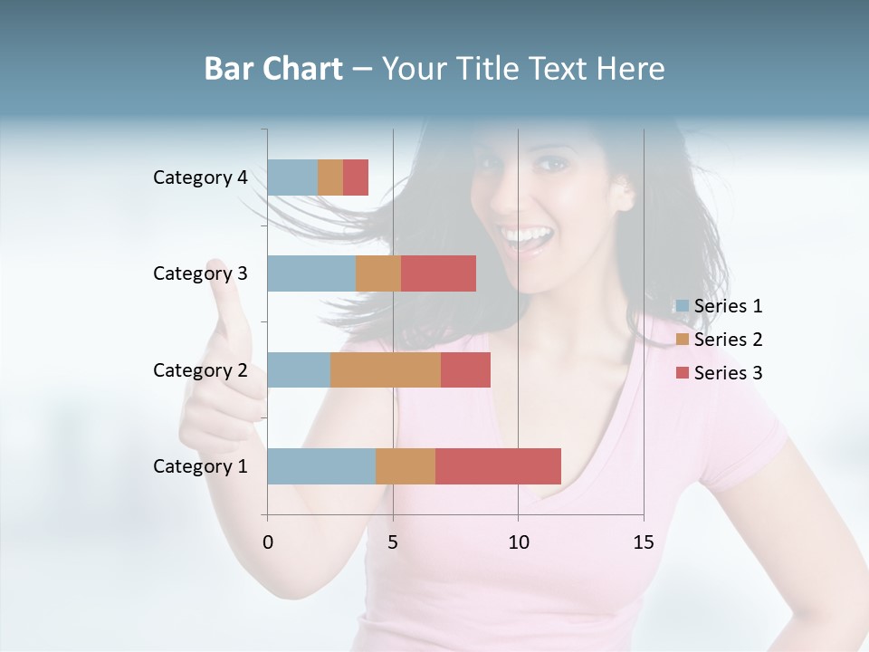 Lifestyle Success Forefinger PowerPoint Template