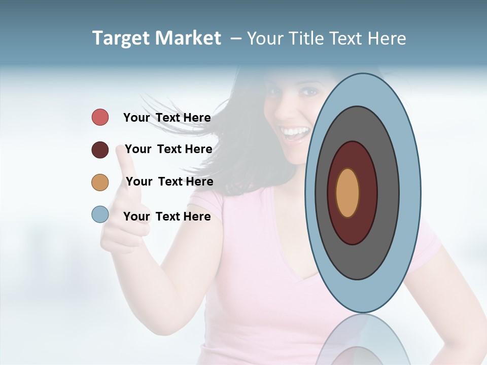 Lifestyle Success Forefinger PowerPoint Template