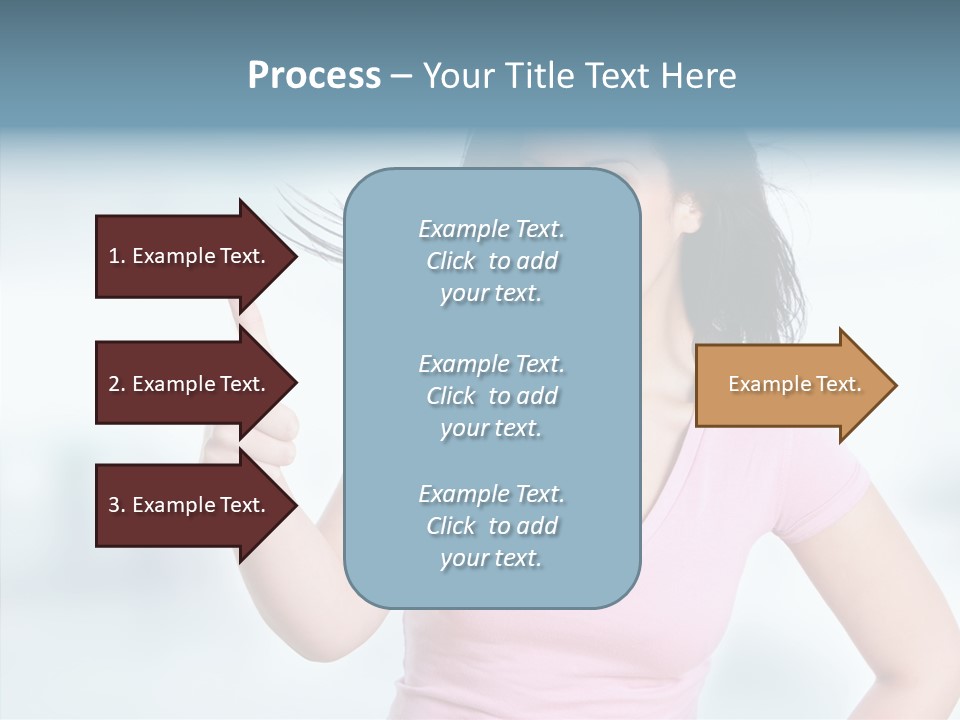 Lifestyle Success Forefinger PowerPoint Template